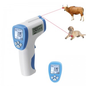 Θερμόμετρο μέτρησης της θερμοκρασίας των ζώων με υψηλή θερμοκρασία σε κτηνοτροφική μονάδα